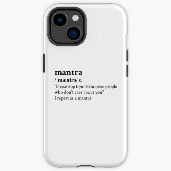Mantra by Sam Fender iPhone Tough Case RB1412 product Offical samfender Merch