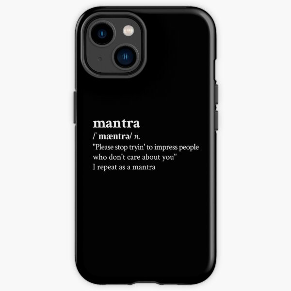 Mantra by Sam Fender iPhone Tough Case RB1412 product Offical samfender Merch